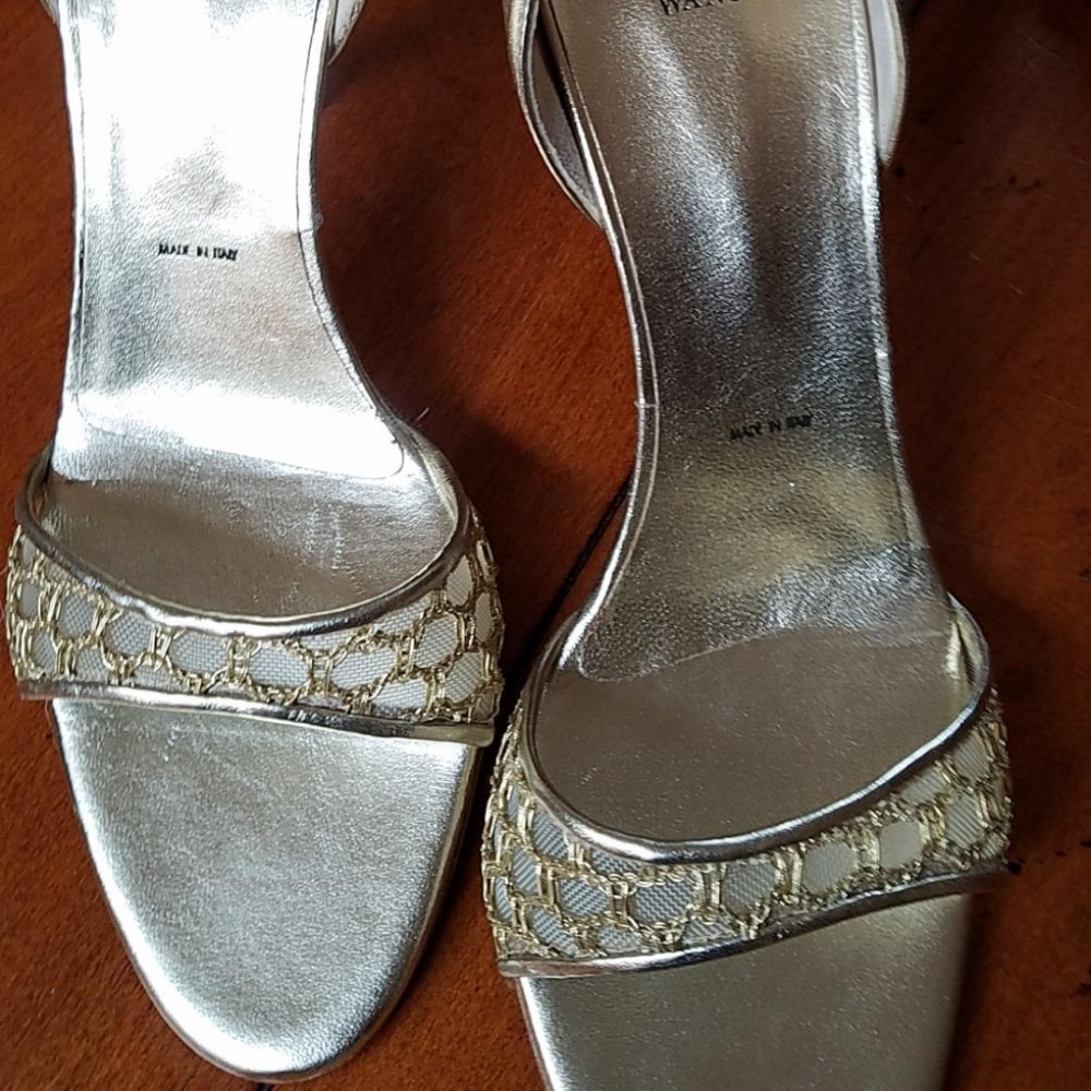 Gold Vera Wang Heels